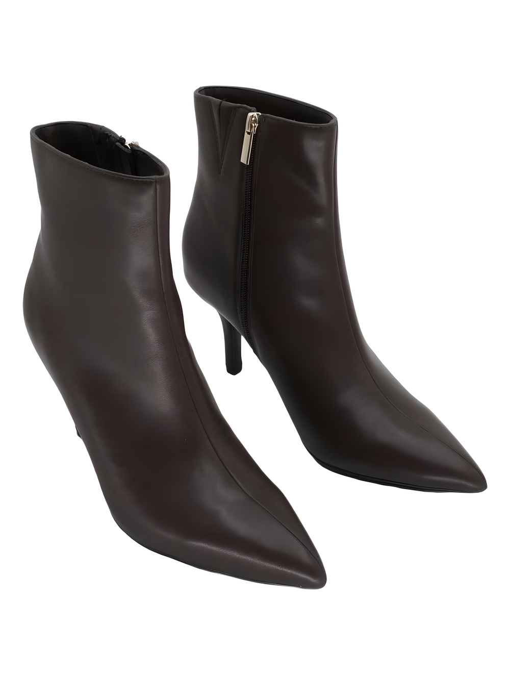 INC International Concepts Maleneep Brown Pointed Toe Stiletto Booties Size 9 - Picture 4 of 6